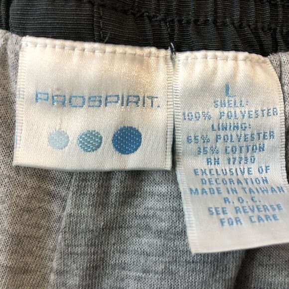 Prospirit Capri Track Pants Women L Gray Elastic Waist Fully Lined Pockets - Picture 7 of 12